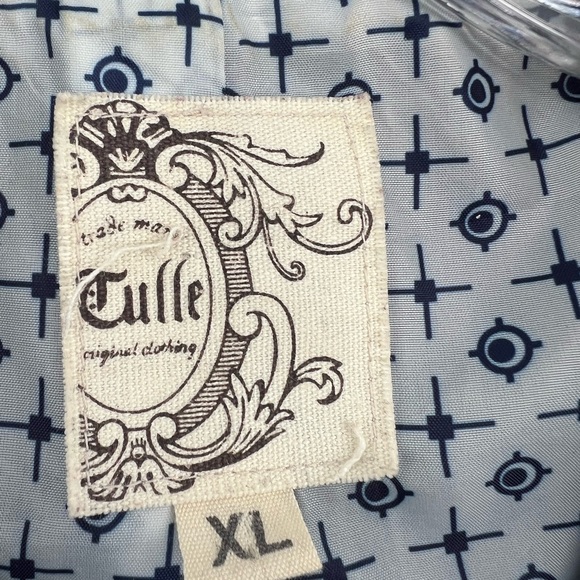 Blue Wool Peacoat, lighter weight, Large Junior Girls - Picture 7 of 12